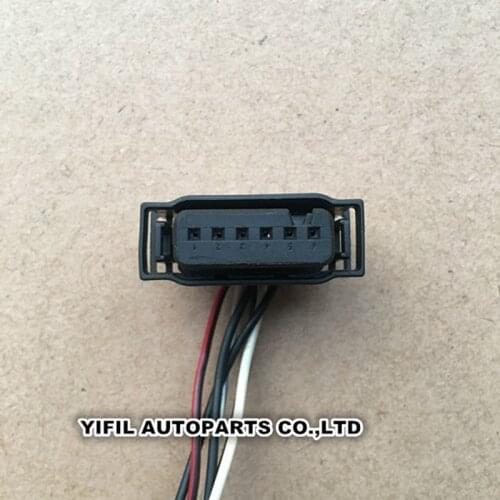 6 Pin Front And Rear Bar Electric Eye Radar Blind Point Module Plug 6P Connector Wire Harness Pigtail For Benz S300S500C200W205
