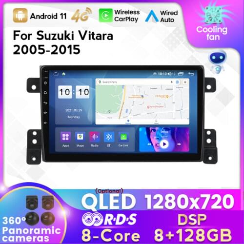 MEKEDE 8 Core 6GB+128GB 4G LTE Car GPS Navigation DVD Multimedia Player For Suzuki Grand Vitara 3 2005-2015 Carplay AUTO DSP RDS