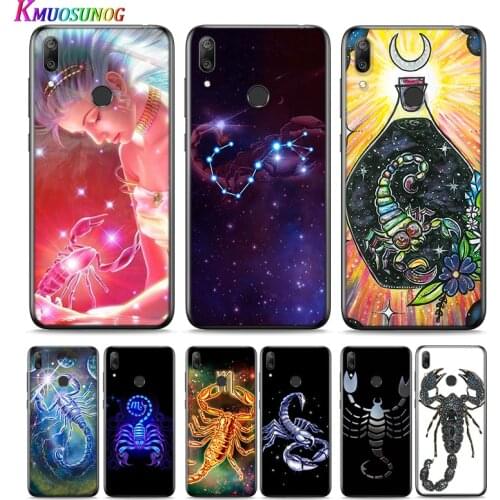 Scorpio Constellation For Huawei P Smart 2021 2020 Z S Mate 40 RS 30 20 20X 10 Pro Plus Lite 2019 Silicone Phone Case