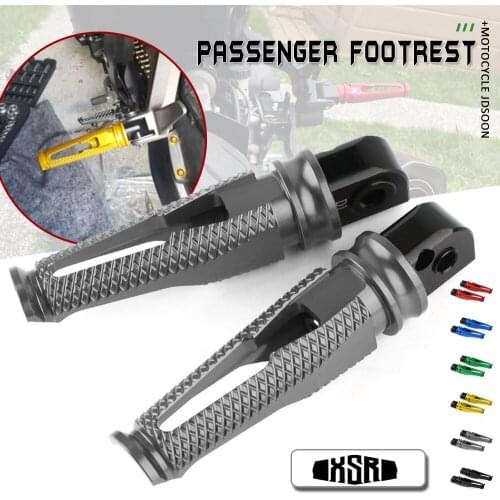 For Yamaha XSR700 XSR900 XSR 700 900 Motorcycle Accesstories Foot Pegs Pedals CNC Aluminum Rear Passenger Footpegs