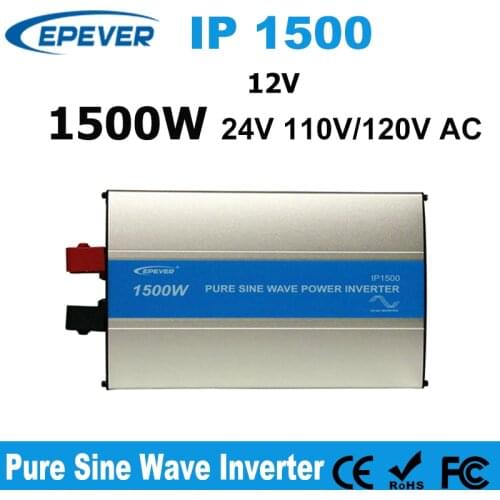 EPever IPower 1500W Pure Sine Wave Solar Inverter 12/24VDC To 110/220VAC Ouput Off Grid Tie Inverterfor For Solar System Epsolar
