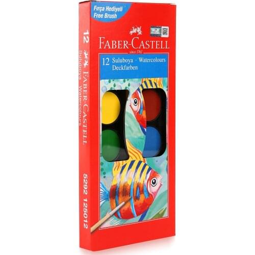 Faber-Castell Watercolor 12 Color Big size