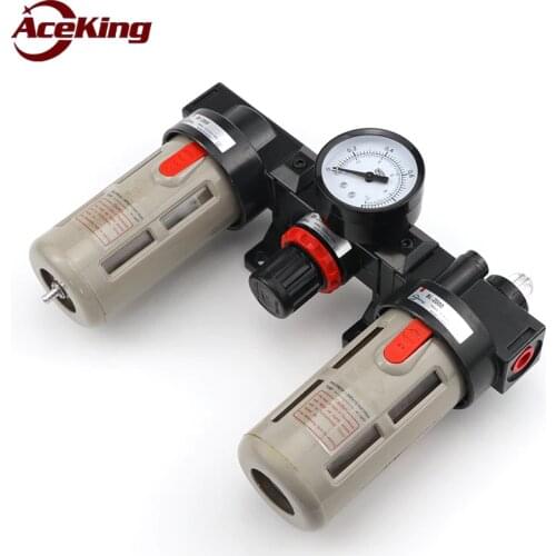 Gas source treatment oil water separator BF2000+BFR2000+BL2000 triple bc2000/300/4000 pressure regulating valve filter