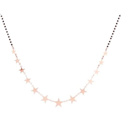 Multi-Star Short Choker Neckalce For Women Stainless Steel Charms Necklaces Fashion Female Jewelry Colar Party Wedding Gift New