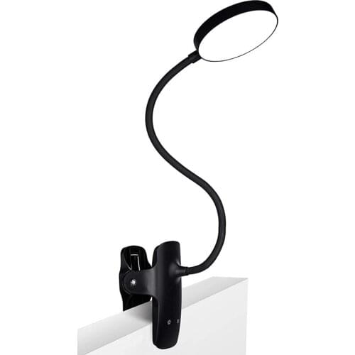 Reading Lamp Bed Clamp Light, 36 LED Clamp Lamp, USB Rechargeable Book Lamp With 5 Colour Temperature, Touch-Control
