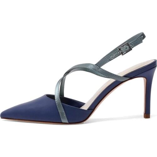 Fericzot 2020 Fashion High Heels Women Pointed Toe Ankle Strap Elegant Pumps Shoes For Causal Office Ladies