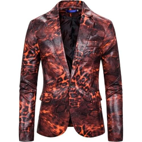 2021 New Mens Fashion Printing Suit Dress Costumes, Personalized Mens Casual Suits