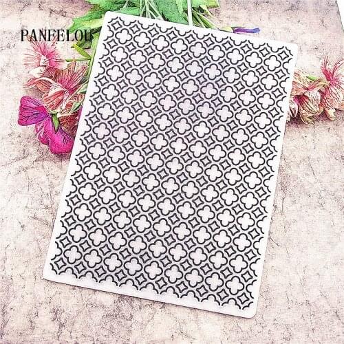 NEW Easter Grid background Embossing folders Plastic For Scrapbooking DIY Template Fondant Cake Photo Album Card Making