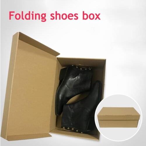 Kraft Paper Gift Packaging Box Craft Box Folding Kraft Paper Paper Cardboard Box Wedding Decorations Event Party Supplies