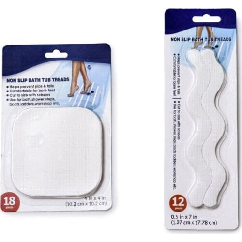 6/12pcs Transparent Anti-skid Strip Non-slip Stickers Waterproof Oil-proof For Bathroom Kitchen Bathtub Dropshipping