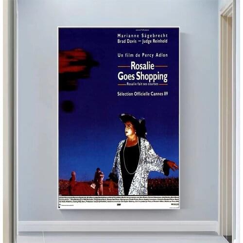 V2194 Rosalie Goes Shopping Vintage Classic Movie Wall Silk Cloth HD Poster Art Home Decoration Gift