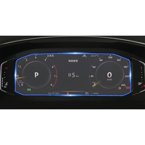 For Volkswagen VW Tiguan Atlas 2018 2019 2020Car Dashboard Monitor Screen Protector Film Cover Trim Sticker Interior Accessories