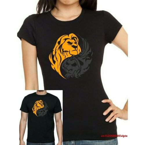 Ladies, mens and Childrens Lion King Mufasa Scar Ying Yang T-shirt