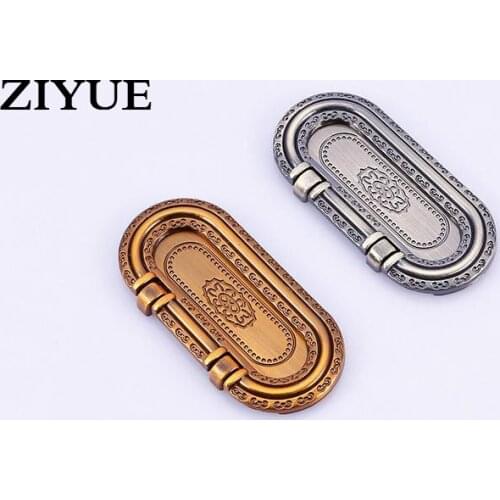 2PCS/Lot Free Shipping Zinc Alloy Handle European Style Dark Installation Invisible Drawer Modern Simple Wardrobe Cabinet Door