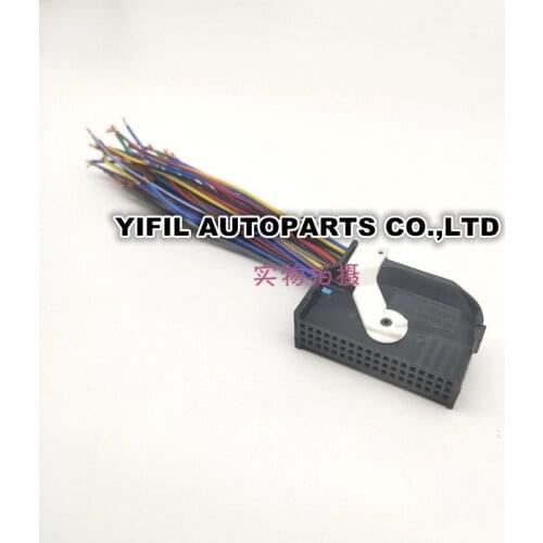 54 Pin/Way Car Bluetooth Module Plug Female Connector Wire Harness Pigtail For VW Audi BMW 4E0972144 4E0 972 144