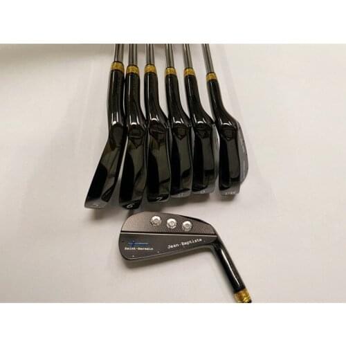 7PCS Golf Clubs Jean Baptiste Saint Germain Iron Set Blue Blade Golf Forged Irons 4-9Pw Graphite/Steel Shaft With Head Cover