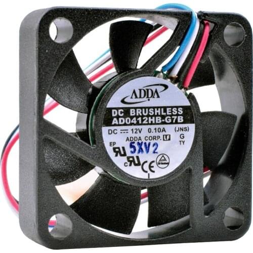 Brand new original AD0412HB-G7B 4cm 40x40x10mm DC12V 0.10A 4-wire PWM mini computer chassis north and south bridge cooling fan