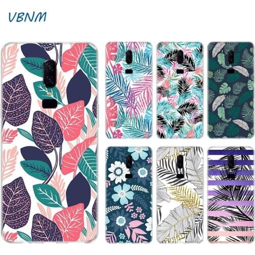 Lovely Colorful Leaves Case For OnePlus 1+ 8 8T Nord 7T 7 Pro 6 6T 5 5T 3 3T Silicone Rubber TPU Coque Cover