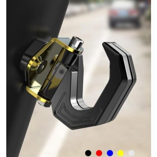 Aluminum Alloy Motorcycle Helmet Holder Double Hook Mount Scooter Luggage Hand Bag Hanger Bottle Hook with Screw