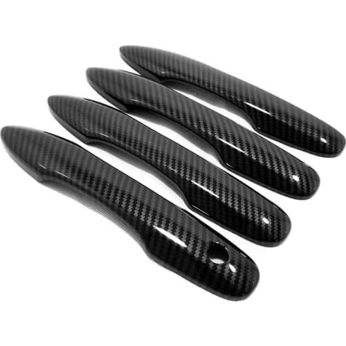 For 2020 2021 Toyota Yaris Car Door Handle Cover Side Door Handle Protector Outer Door Handle Sticker Trim ABS Car Accessories