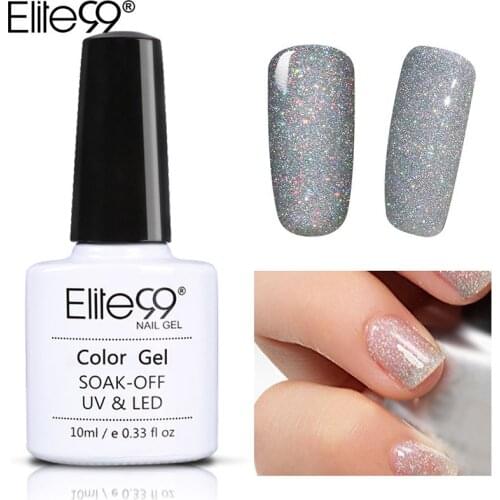 Elite99 Colorful Bling Neon Colors Gel Nail Polish 10ml Soak-off UV/LED Nail Gel Varnishes Lacquer