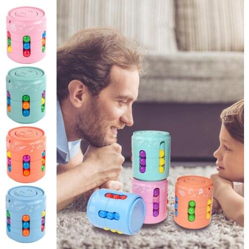 Fidget Puzzle Cube Stress Relief Finger Gyro Hand Spinner for Kids