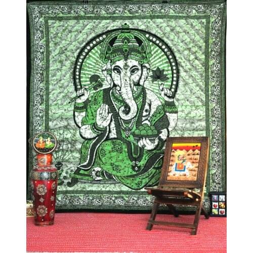 Lord Ganesha Tapestry Ganesha Wall Hanging