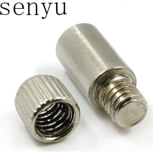 LUCHANG 50 set M6 M8 M9 Iron Metal Glass Shelf Brackets Pin Furniture Cupboard Hardware Iron Holder Shelf Pins Pegs Supports