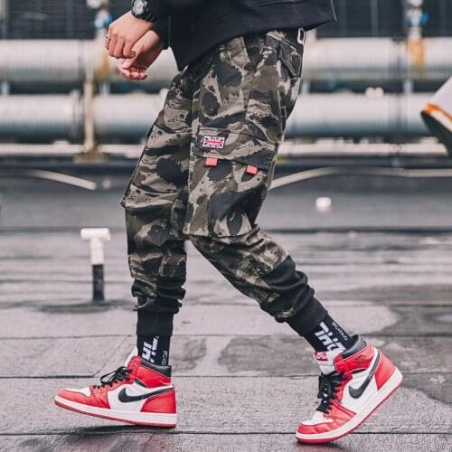 NEW 2019 camouflage Casual Pants Men SweatPants Sportswear Trousers Male Breathable Haren pants Pencil Pants M-4XL