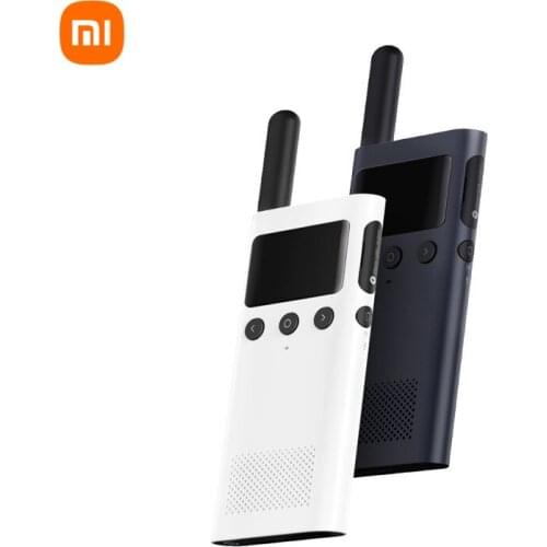 Original Xiaomi Mijia Smart Walkie Talkie 1S With FM Radio APP Location Share Fast Team Talk Ultra-thin Interphone for Travel