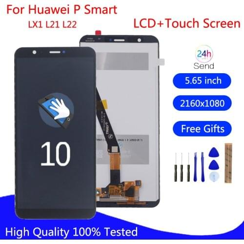 Original For Huawei P Smart LCD Display Touch Screen Digitizer Assembly For Huawei Enjoy 7s LX1 L21 L22 Glass kit Display
