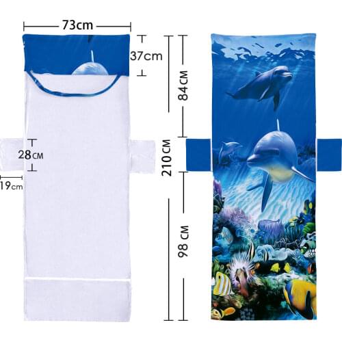 Beach Towel Portable Beach Pool Sun Lounge Chair Cover 2 Pocket Patio Chaise Covers Outdoor Holiday Travel Lounger Towel
