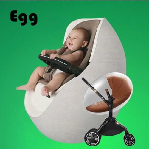 Pouch High Viewpoint Landscape Baby stroller baby car suspension light inflatable wheel baby stroller trolley