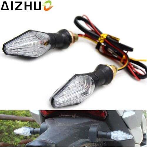 12V Motorcycle Turn Signal Light LED Lamp Blinker Amber Blue Light For Honda CB 400 CB600F CBR 954 929 250R 125 CBR1100XX NC750X