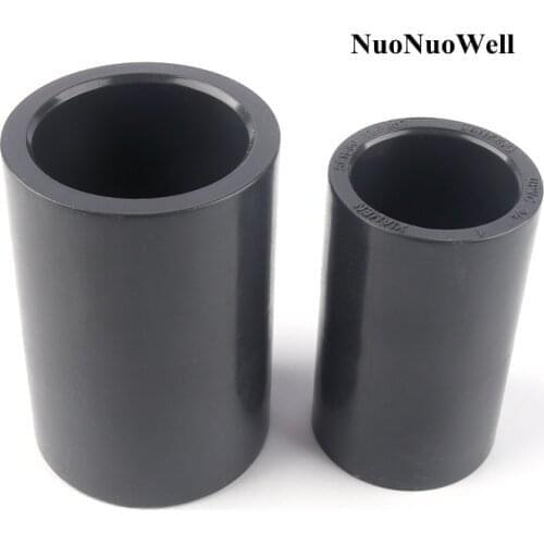 1pc I.D 20~50mm Hi-Quality UPVC Pipe Connectors Aquarium Fittings Water Tank Connector PVC Water Pipe Direct Joints Irrigation