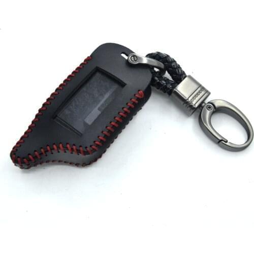 Car Leather Remote Case Car Alarm Cover Case for Starline B9 / B91 / B6 / B61 / A91 / A61 / V7 C9 Twage Two Way Car Alarm System