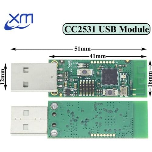 Wireless Zigbee CC2531 Sniffer Bare Board Packet Protocol Analyzer Module USB Interface Dongle Capture Packet Module 2531