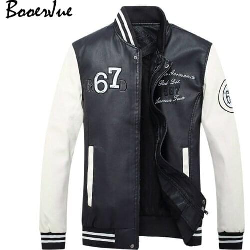 BOOERJUE Men's Suede Jackets