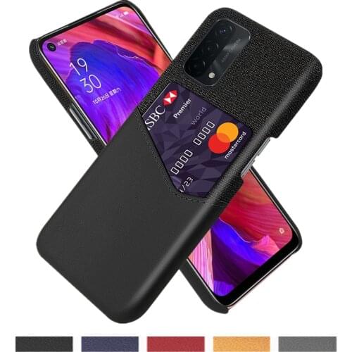 Business Case For OPPO A93 A55 A74 A54 5G K9 F15 K5 Cloth Texture Card Slot Cover For OPPO A94 F9 F11 F17 F19 Pro Plus 5G Funda