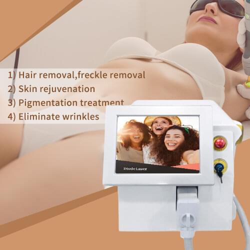New design 1600W diode laser 755 808 1064 diode laser hair removal machine