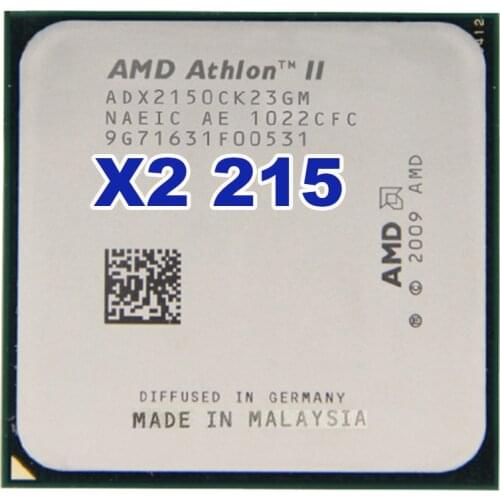 Original AMD Athlon II X2 215 2.4 GHz Dual-Core Socket AM3 AM2+ Desktop CPU Processor