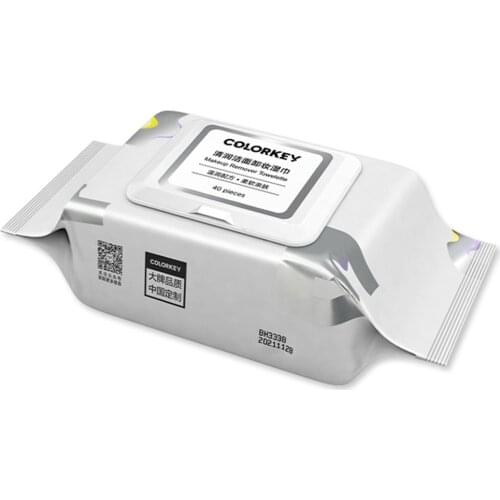 40pcs Make Up Remover Portable Mild Wet Wipes Moist Deep Cleaning Cotton Refreshing Cosmetics Remove Makeup