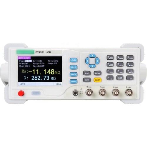 ET4502 LRC Benchtop Digital Bridge Desktop L CR Tester Meter Capacitance Resistance Impedance Inductance Measure