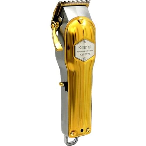 Kemei Professional Electric Man Hair Cutter Cordless All Metal Powerful Hair Trimmer Beard Mustache Modelling Hair Clipper