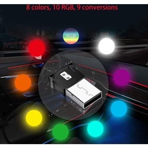 LED RGB Ambient Light Type-C Atmosphere Smart Night Lamp for Home Decoration
