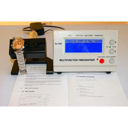 Weishi No.1000 Mechanical Watch Timing Machine Multifunction Timegrapher Watch Tester For Watch Repair