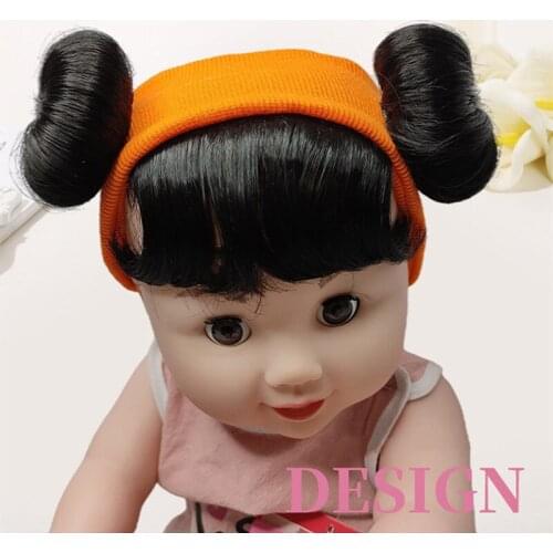 Fashion Cute Baby Girl Hair Wig Hat Cap Headbands Hairpiece Newborn Children Kids Girls Headwear Hair Accessories Hot Sale 2021