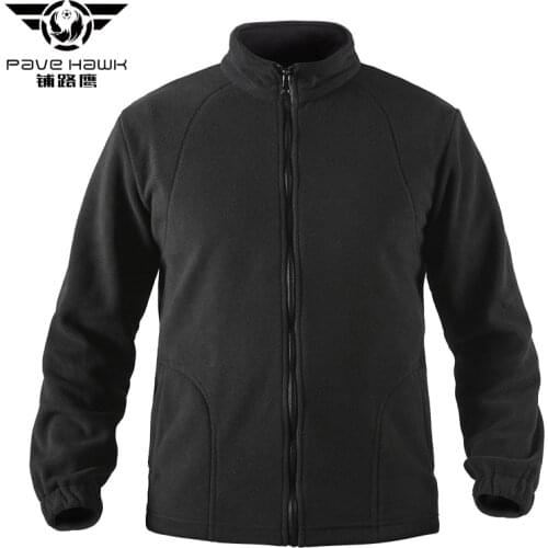PAVEHAWK Coat Men Thicken Polar Warm Military Army Fleece Jacket Multi Pocket Polartec Mens Jacket Casual Outerwear Clothes