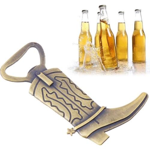 Popular Retro Cowboy Boots Style Bottle Opener Kitchen Bottle Opener Tool