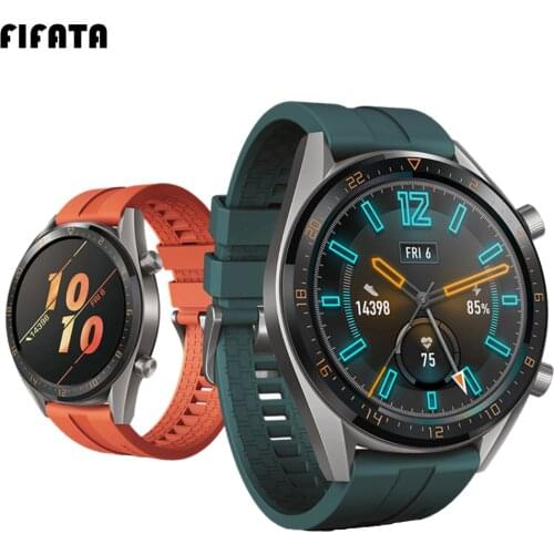 FIFATA For Huawei Watch GT2 / GT Smart Watch Bands Silicone Sports Wrist Strap For Honor Watch Magic 2 22mm Bracelet Accessories